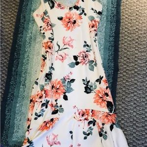 Beautiful high low floral dress